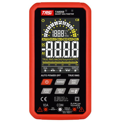 Large Screen Digital Fully Automatic Smart Multimeter, TASI TA805A Battery-powered, TASI TA805B Rechargeable