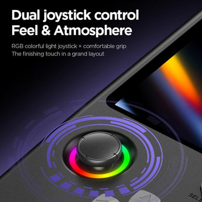 H5 5 Inch IPS HD Handheld Game Console With RGB Ambient Light Retro Mini Arcade, Portable Game Machine, Black Body Grey Key 64G, White Body Purple Key 64G, Black Body Purple Key 64G, White Body White Key 64G, Black Body Grey Key 128G