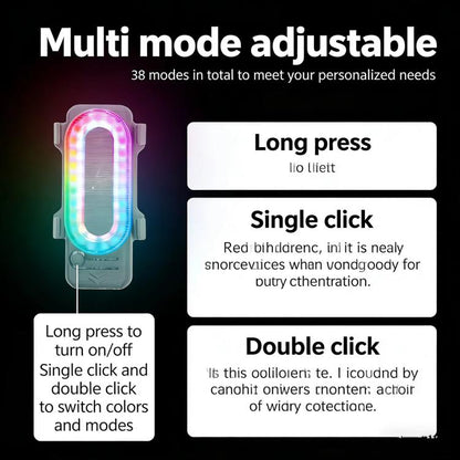 For DJI Avata 360 RCSTQ RGB LED Bottom Light 38 Lighting Modes Rechargeable Night Flight Signal Lamp