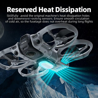 For DJI Avata 360 RCSTQ RGB LED Bottom Light 38 Lighting Modes Rechargeable Night Flight Signal Lamp