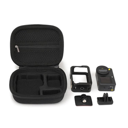 For DJI Osmo Action 6 Standard Combo Hard Carrying Case Portable Travel Storage Bag With Carabiner & Hand Strap