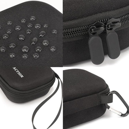 For DJI Osmo Action 6 Standard Combo Hard Carrying Case Portable Travel Storage Bag With Carabiner & Hand Strap