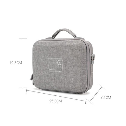For DJI Osmo Action 6 BKANO Carrying Case Portable Shoulder Bag for Extension Rod, Battery Case, Cage and Accessories