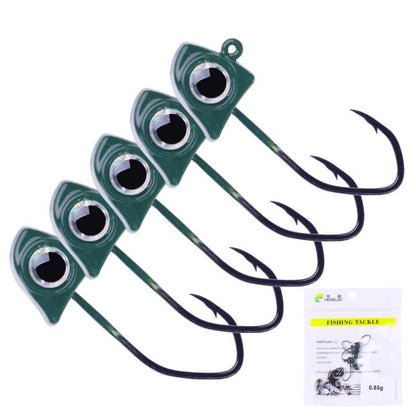 Micro Triangle Jig Head Hook Root Fishing Lure Mini Ultra Small Hook, HENGJIA JI048 5pcs /Pack 0.85g, HENGJIA JI049 5pcs /Pack 1.75g, HENGJIA JI050 5pcs /Pack 3.5g