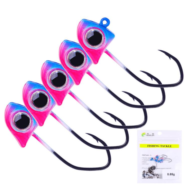 Micro Triangle Jig Head Hook Root Fishing Lure Mini Ultra Small Hook, HENGJIA JI048 5pcs /Pack 0.85g, HENGJIA JI049 5pcs /Pack 1.75g, HENGJIA JI050 5pcs /Pack 3.5g