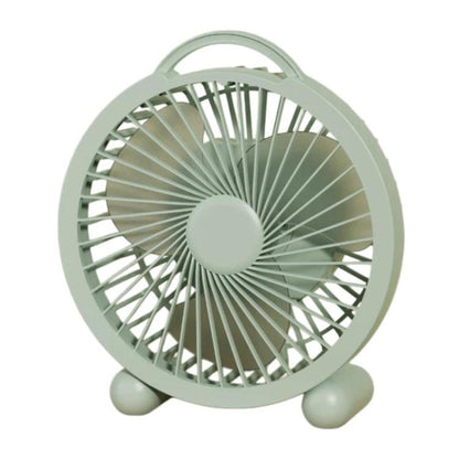 Portable Desktop Fan High-Wind Table Fan For Dormitory & Office, 4 inch Plug-in White, 4 inch Plug-in Green, 4 inch Plug-in Pink, 6 inch Rechargeable White, 6 inch Rechargeable Green, 6 inch Rechargeable Pink