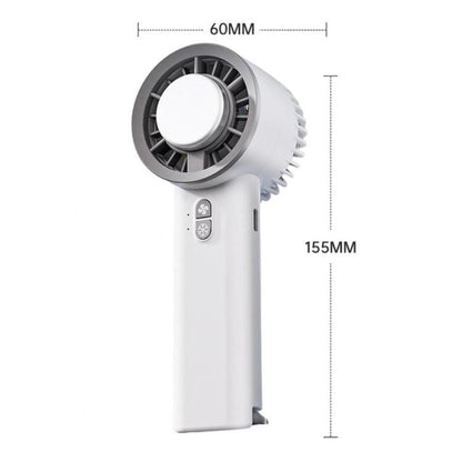 Portable Handheld Ice Cooling Fan Desktop Semiconductor Turbine High-Speed Fan
