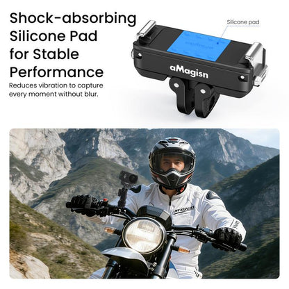 For DJI Osmo Action 6 / Nano aMagisn Metal Magnetic Quick Release Mount 2.0 Lockable Adapter, For DJI Osmo Action 6 / Nano