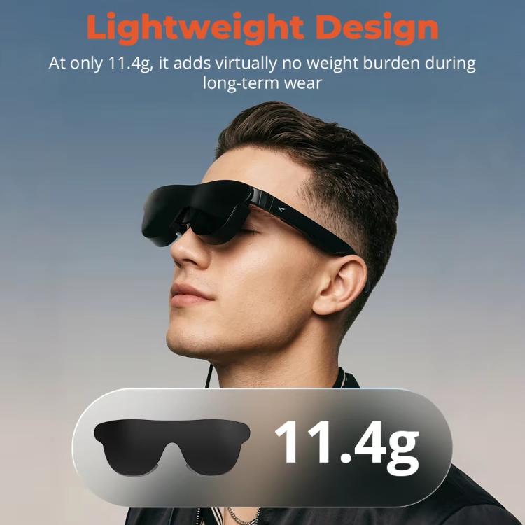 Flip-up Light Shield for RayNeo Air 3s/Air 3s Pro/Air 4/Air 4 Pro Ultra-Light  AR Glasses Privacy Cover, A