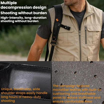 Cwatcun D275 Universal Camera Shoulder Strap Outdoor Anti-Drop Quick-Release Breathable Camera Sling, D275
