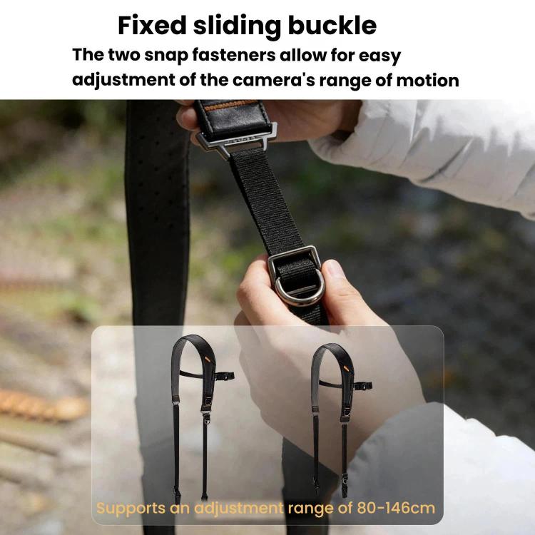 Cwatcun D275 Universal Camera Shoulder Strap Outdoor Anti-Drop Quick-Release Breathable Camera Sling, D275