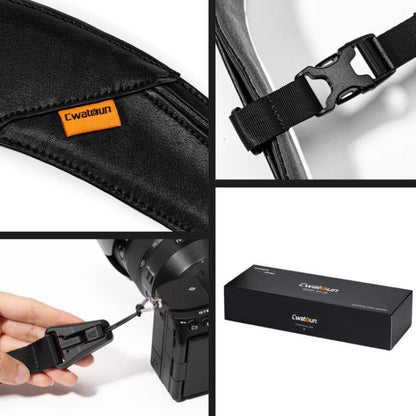 Cwatcun D275 Universal Camera Shoulder Strap Outdoor Anti-Drop Quick-Release Breathable Camera Sling, D275