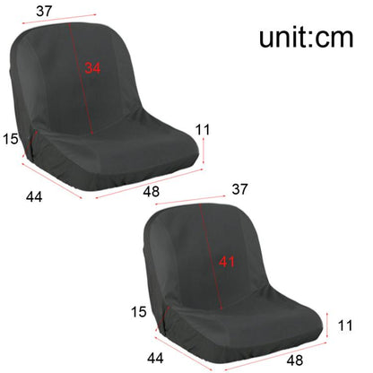 Outdoor Waterproof Sun-Protective Universal Lawnmower Tractor Seat Cover, M, L