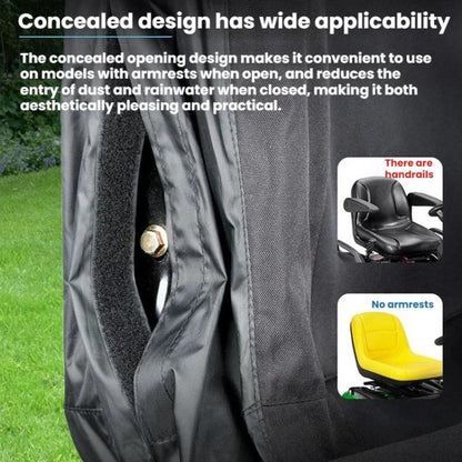 Outdoor Waterproof Sun-Protective Universal Lawnmower Tractor Seat Cover, M, L