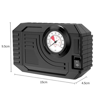 CARSUN 3011-2 Portable Analog Tire Inflator For Car Multifunctional LED Light Air Pump, CARSUN 3011-2