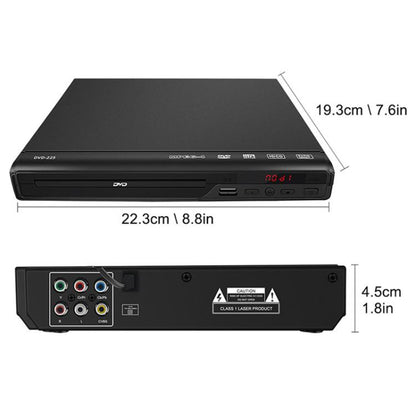 DVD Player High-Definition Mini CD Player, US Plug, EU Plug, UK Plug, AU Plug
