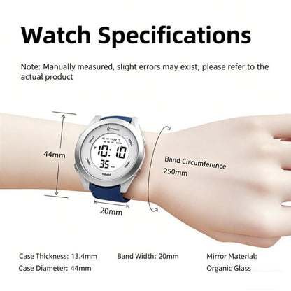MINGRUI Kids Digital Sport Watch 30M Waterproof Outdoor Wristwatch with LED Backlight, Alarm, Stopwatch, 12/24H