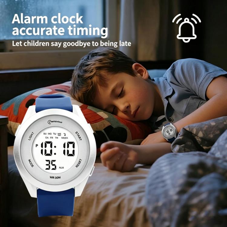 MINGRUI Kids Digital Sport Watch 30M Waterproof Outdoor Wristwatch with LED Backlight, Alarm, Stopwatch, 12/24H