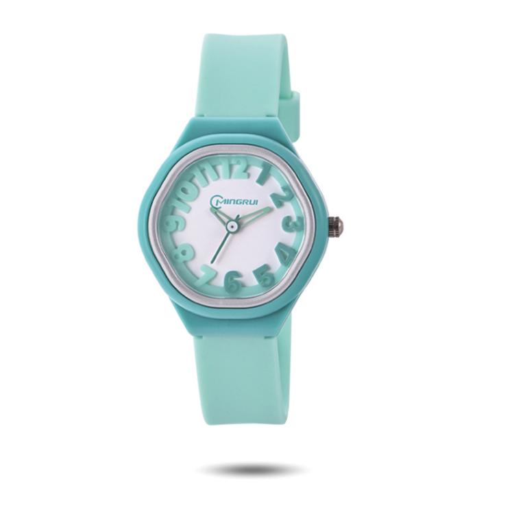 MINGRUI Kids Analog Watch 3ATM Waterproof Simple Quartz Wrist Watch for Girls Boys