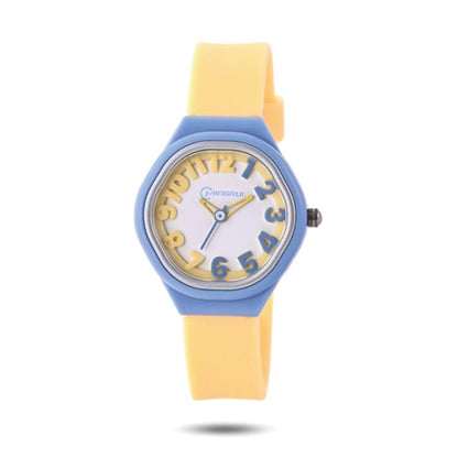 MINGRUI Kids Analog Watch 3ATM Waterproof Simple Quartz Wrist Watch for Girls Boys