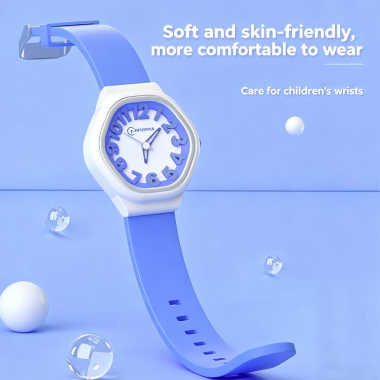 MINGRUI Kids Analog Watch 3ATM Waterproof Simple Quartz Wrist Watch for Girls Boys