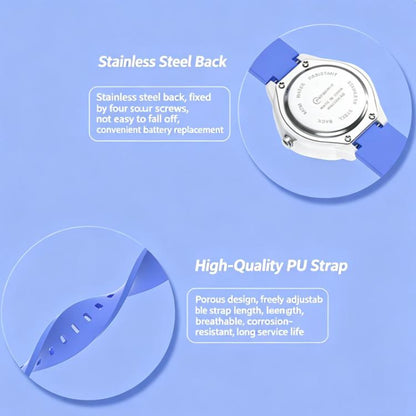 MINGRUI Kids Analog Watch 3ATM Waterproof Simple Quartz Wrist Watch for Girls Boys