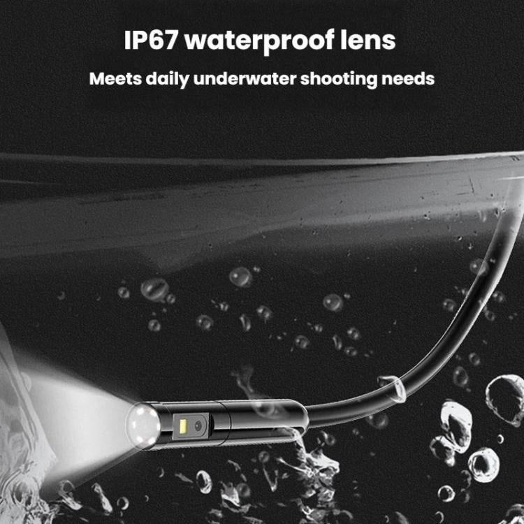 TESLONG WF200 WiFi HD Endoscope With LED Lights Handheld Industrial Inspection & Repair Borescope, Dual-Lens 8mm/5m