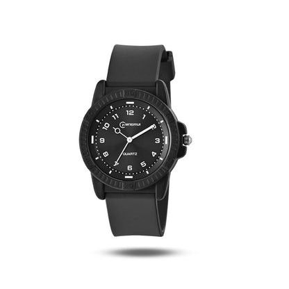 MINGRUI Quartz Watch for Boys Girls Students 30M Waterproof Minimalist Analog Wrist Watch with Soft Silicone Strap