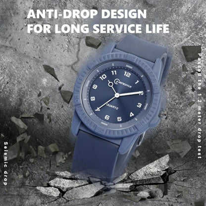 MINGRUI Quartz Watch for Boys Girls Students 30M Waterproof Minimalist Analog Wrist Watch with Soft Silicone Strap
