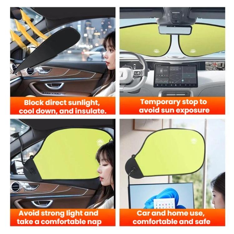 Office Computer Car Sunshade All-Around Anti-Glare Sunblock, Clip-on Green, Clip-on Black, Clip-on Blue, Clip-on Pink, Suction Cup Green, Suction Cup Black, Suction Cup Blue, Suction Cup Pink, Suction Cup + Clip Green, Suction Cup + Clip Black