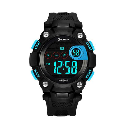 MINGRUI Kids Digital Sports Watch Waterproof Luminous Outdoor Wristwatch With Alarm, Stopwatch, Calendar