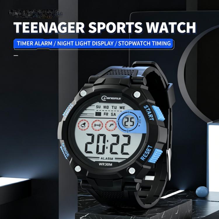 MINGRUI Kids Digital Sports Watch Waterproof Luminous Outdoor Wristwatch With Alarm, Stopwatch, Calendar