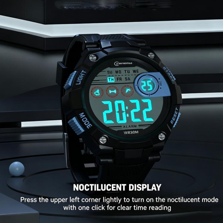 MINGRUI Kids Digital Sports Watch Waterproof Luminous Outdoor Wristwatch With Alarm, Stopwatch, Calendar