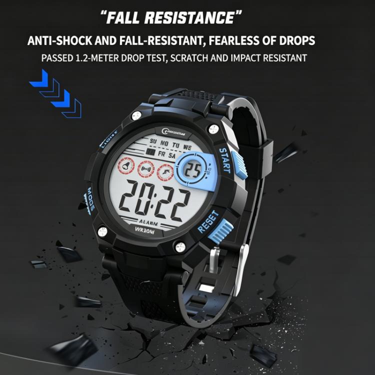 MINGRUI Kids Digital Sports Watch Waterproof Luminous Outdoor Wristwatch With Alarm, Stopwatch, Calendar