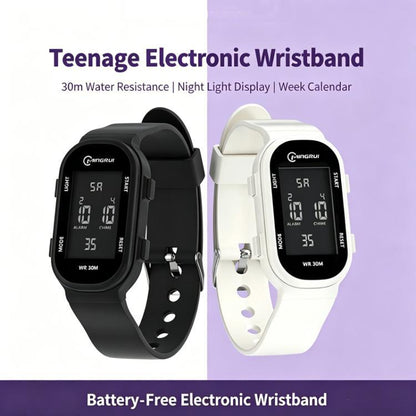 MINGRUI Kids Digital Sport Watch 30M Waterproof Slim Fitness Wristband for Boys Girls with LED Backlight, Alarm, Calendar