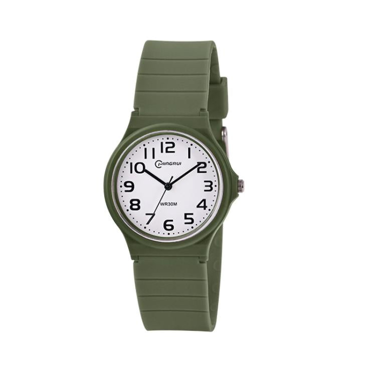 MINGRUI Analog Watch For Boys Girls Waterproof Student Wrist Watch With Silent Quartz Movement