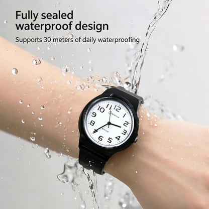 MINGRUI Analog Watch For Boys Girls Waterproof Student Wrist Watch With Silent Quartz Movement