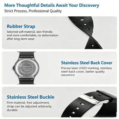 MINGRUI Analog Watch For Boys Girls Waterproof Student Wrist Watch With Silent Quartz Movement