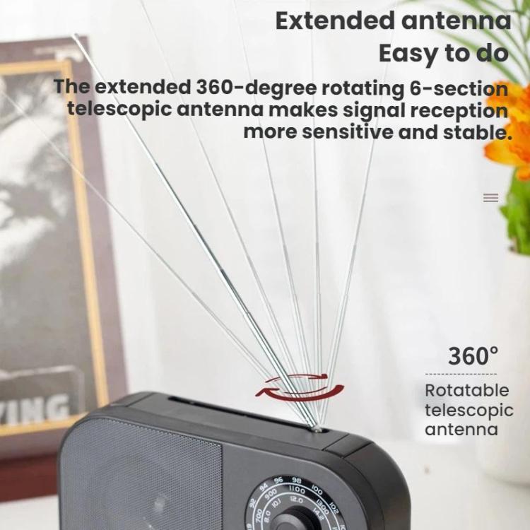 WDK Portable FM/AM/SW Tri-Band Radio, For EU, For US