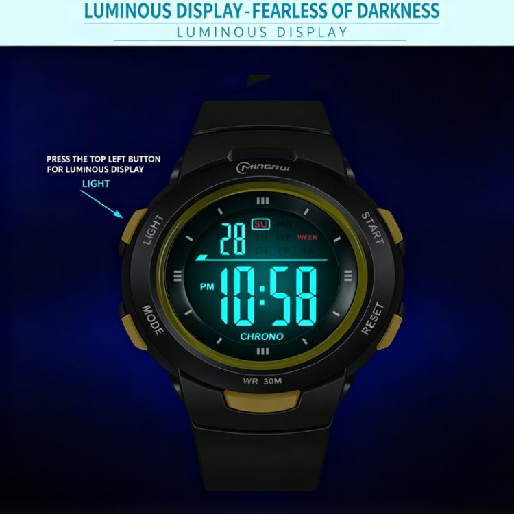 MINGRUI Kids Digital Sport Watch for Boys Girls 30M Waterproof Outdoor Electronic Watches with LED Backlight, Alarm, Stopwatch, Calendar Date