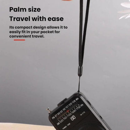 WDK FM/AM All-Band Portable Radio, English
