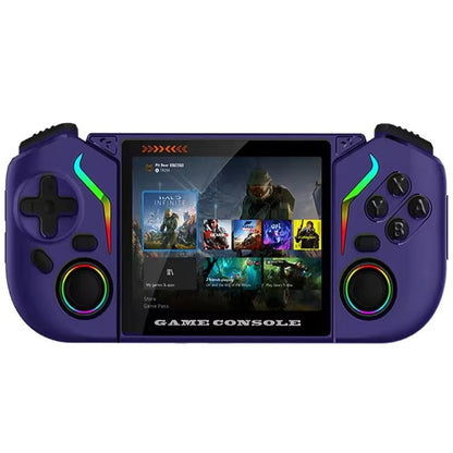 X95 Pro Android 9.0 Handheld Game Console, 3.5 Inch IPS Screen Retro Game Player Support WiFi Video Player with RGB Joystick, 64G, 128G
