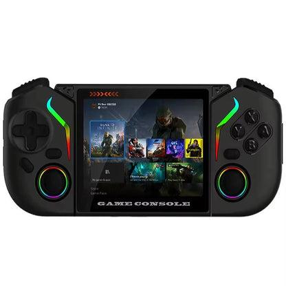 X95 Pro Android 9.0 Handheld Game Console, 3.5 Inch IPS Screen Retro Game Player Support WiFi Video Player with RGB Joystick, 64G, 128G
