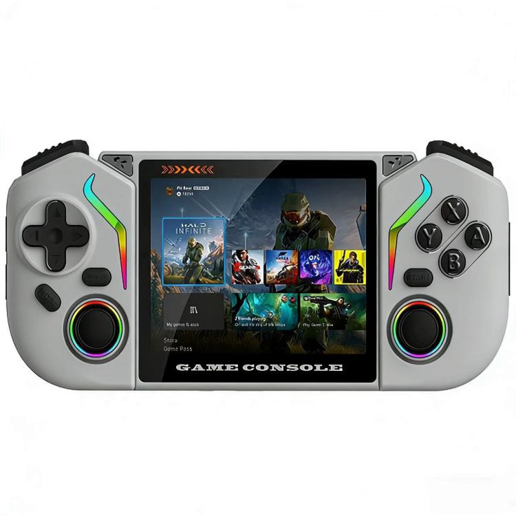 X95 Pro Android 9.0 Handheld Game Console, 3.5 Inch IPS Screen Retro Game Player Support WiFi Video Player with RGB Joystick, 64G, 128G