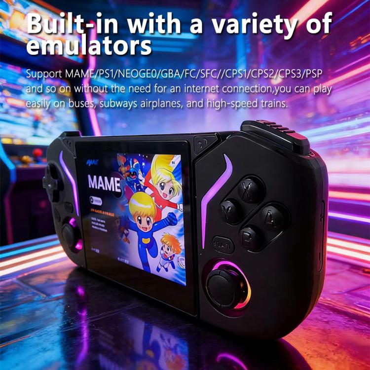X95 Pro Android 9.0 Handheld Game Console, 3.5 Inch IPS Screen Retro Game Player Support WiFi Video Player with RGB Joystick, 64G, 128G