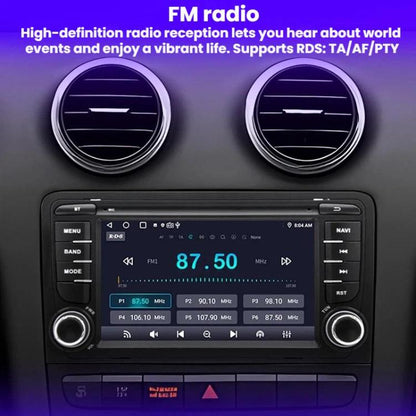 7-Inch Car Navigation Multimedia Smartphone Connectivity CarPlay All-In-One For Audi A3, Quad-core 2GB+32GB, Quad-core 4GB+32GB, Octa-core 4GB+64GB, Octa-core 6GB+128GB