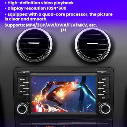 7-Inch Car Navigation Multimedia Smartphone Connectivity CarPlay All-In-One For Audi A3, Quad-core 2GB+32GB, Quad-core 4GB+32GB, Octa-core 4GB+64GB, Octa-core 6GB+128GB