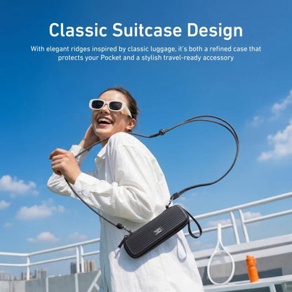 For DJI Osmo Pocket 4/3 TELESIN DisAdv Bag Portable Mini Suitcase Crossbody Bag with Adjustable Shoulder Strap