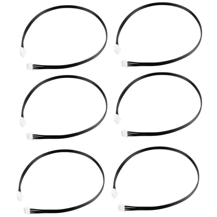 Waveshare 5264-3PIN Servo Cable Compatible With ST / SC / CF Series Servos, 6pcs 300mm, 6pcs 900mm, 3pcs 300mm + 3pcs 900mm