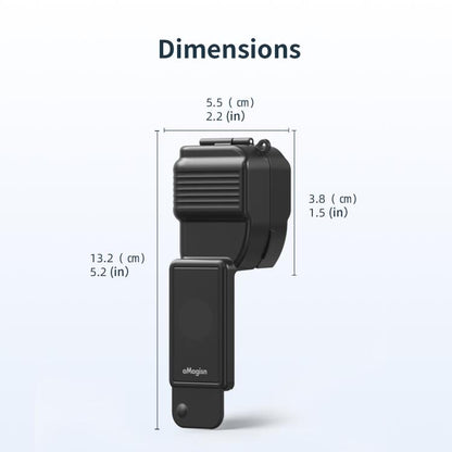 For DJI Osmo Pocket 4 aMagisn Gimbal Protector Case Protective Cover with One-Piece Flip Design Integrated 3D Joystick Guard